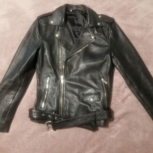 Biker Geniune Leather Jacket